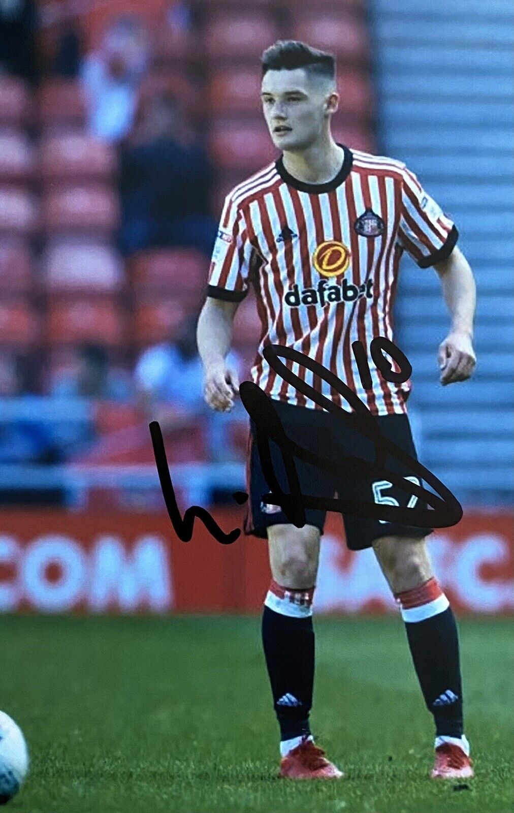 Luke Molyneux Genuine Hand Signed Sunderland 6X4 Photo Poster painting