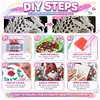 Spotted Leopard Special Shaped 5D DIY Partial Drill Diamond Pearl Painting Kit for Adults Beginners Home Decor Art Craft Pearl Diamond Painting 30x40cm