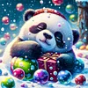 Diamond Painting -DIY Round Drill Panda(40x40cm)