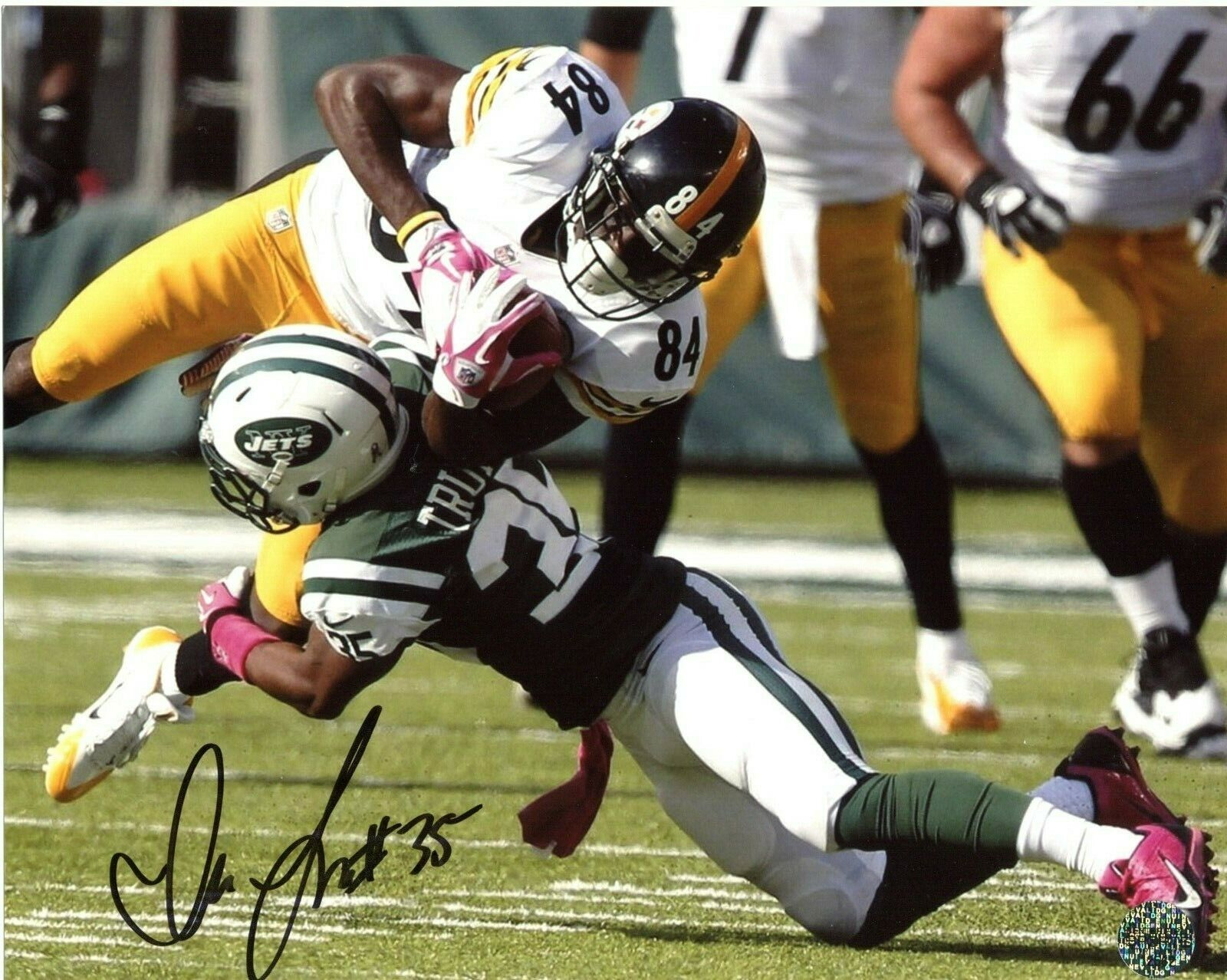 Isaiah Trufant New York Jets Autographed Signed 8x10 Photo Poster painting CFS Holo COA