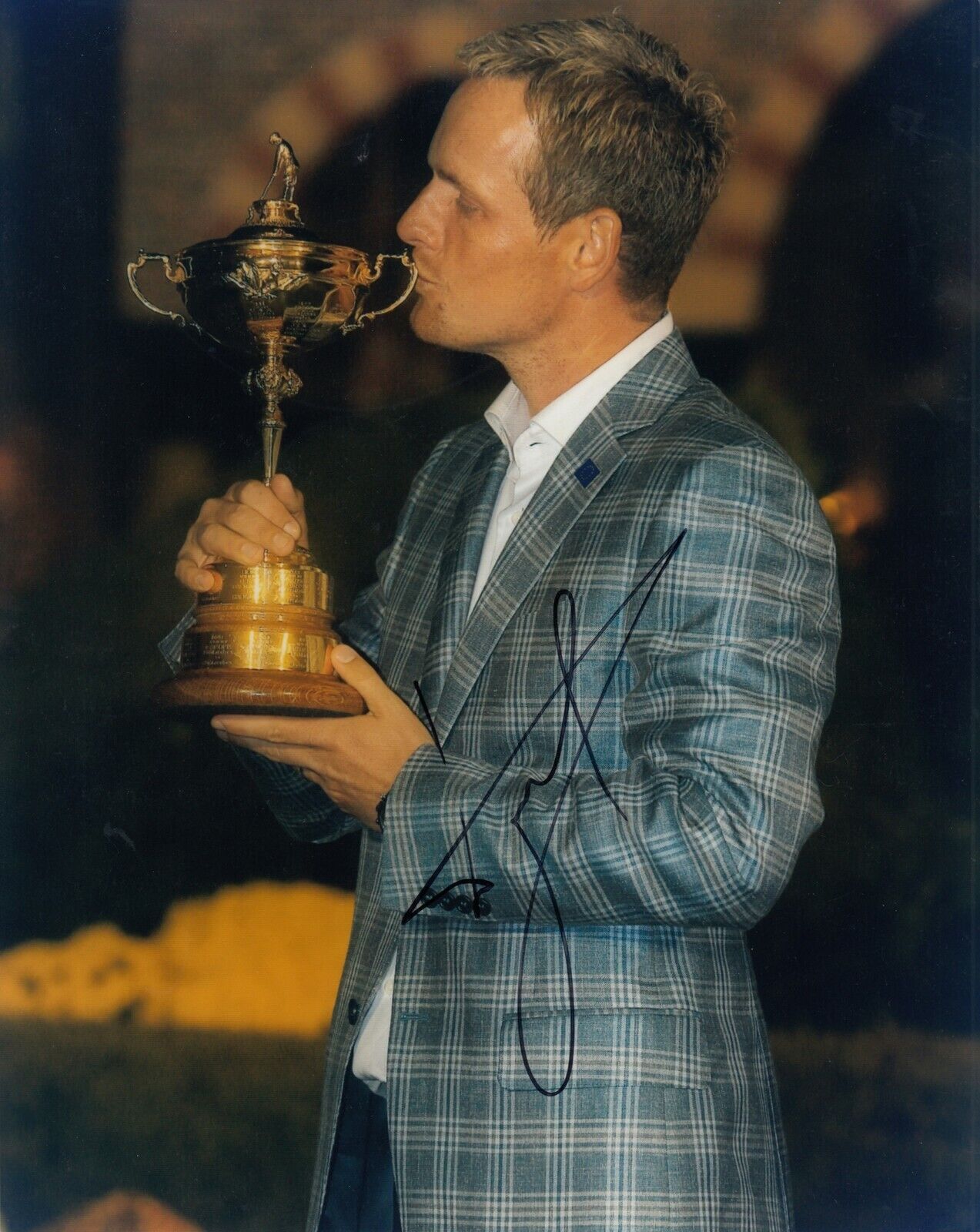 Luke Donald #0 Ryder Cup 8x10 Signed Photo Poster painting w/ COA Golf 031019