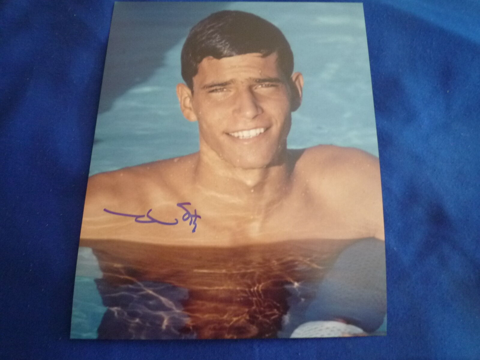MARK SPITZ signed autograph In Person 8x10 (20 x25 cm) swim WORLD CHAMPION
