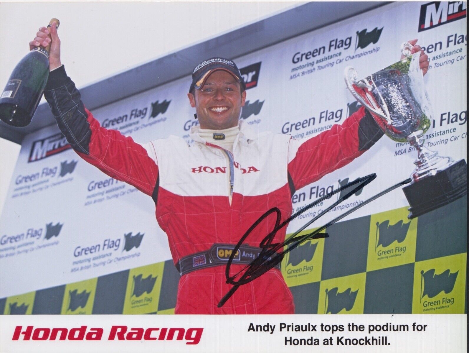 Andy Priaulx Hand Signed 8x6 Photo Poster painting - Touring Cars Autograph 1.