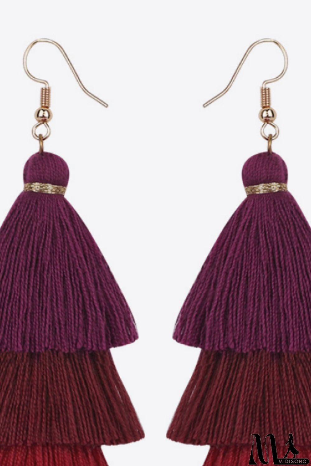 MidiSono - Layered Tassel Earrings