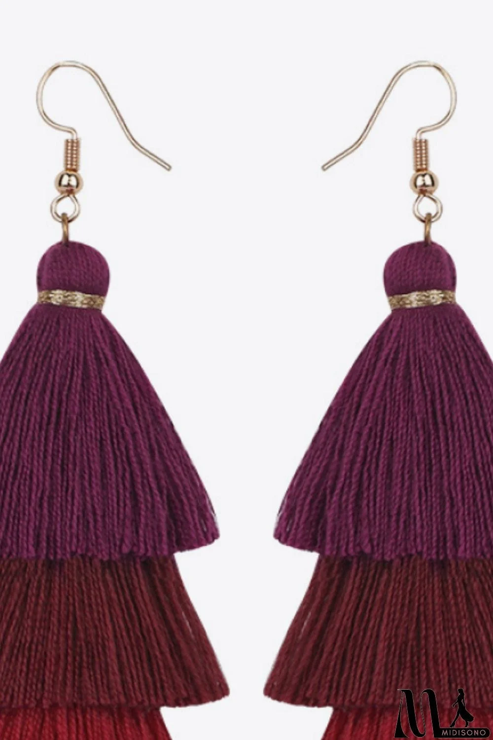 MidiSono - Layered Tassel Earrings
