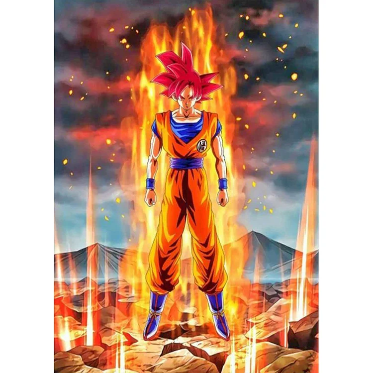 Dragon Ball Goku - Printed Cross stitch 11CT 40*50CM