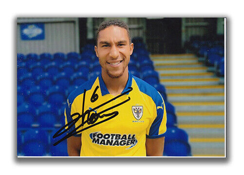 TERELL THOMAS HAND SIGNED 6X4 Photo Poster painting - AFC WIMBLEDON - FOOTBALL AUTOGRAPH 1.