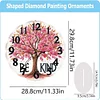 Acrylic Special Shape Tree Of Life Diamond Painting Art Clock Ornaments Kit