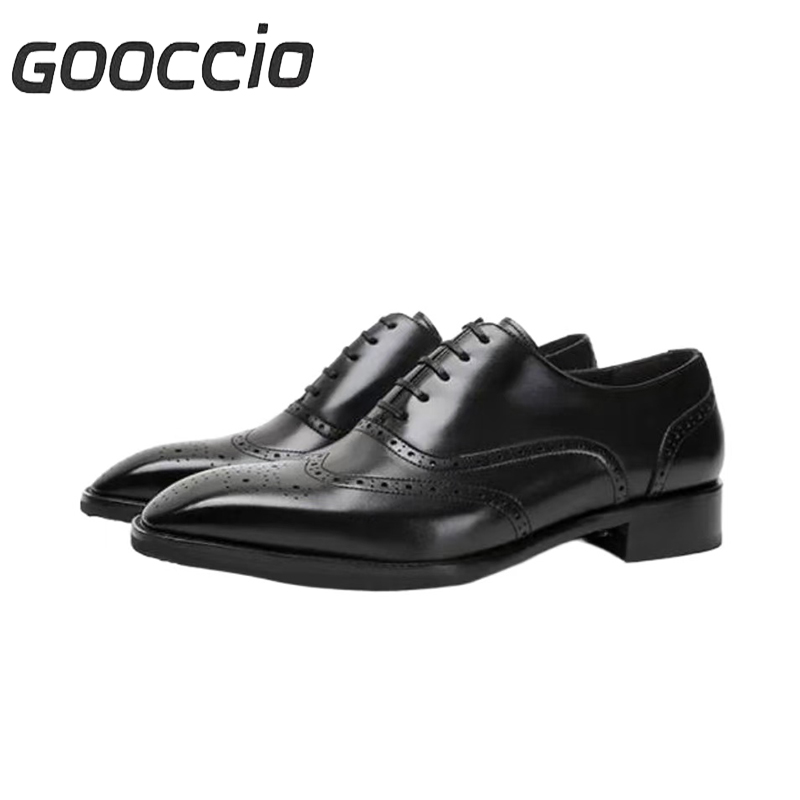 NJ200 Calf-Skin Dress Shoes/Oxford Shoes For Men  GOOCCIO   