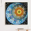 >SALE<Diamond Painting Partial Special Drill Sun and Moon Picture of Rhinestone
