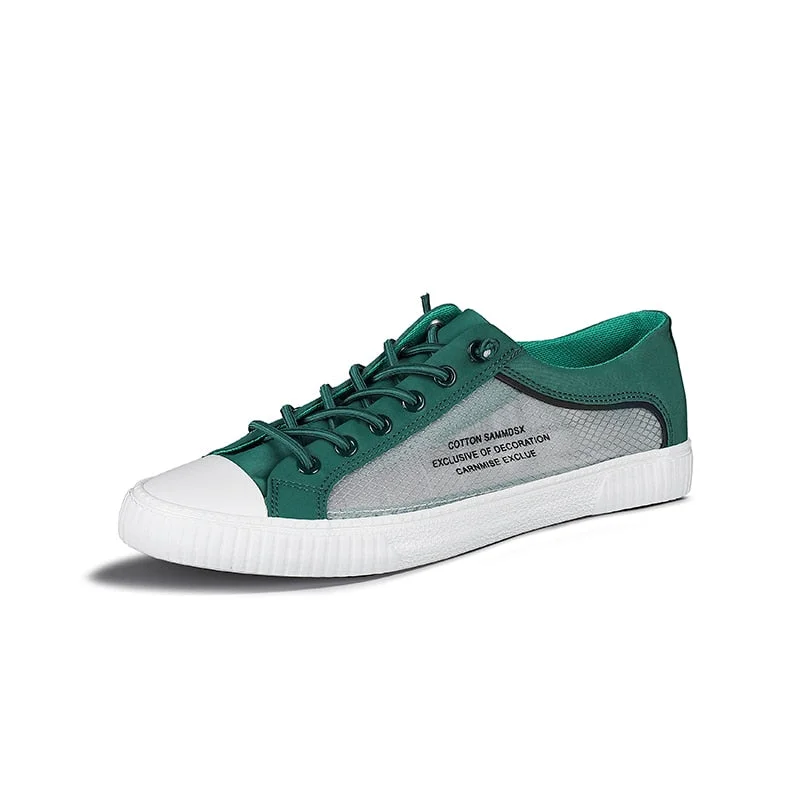 Nine o'clock Summer New Men Canvas Shoes Hard-wearing Breathable Sneakers All-match Male Vulcanized Shoes Fashion Casual Outside