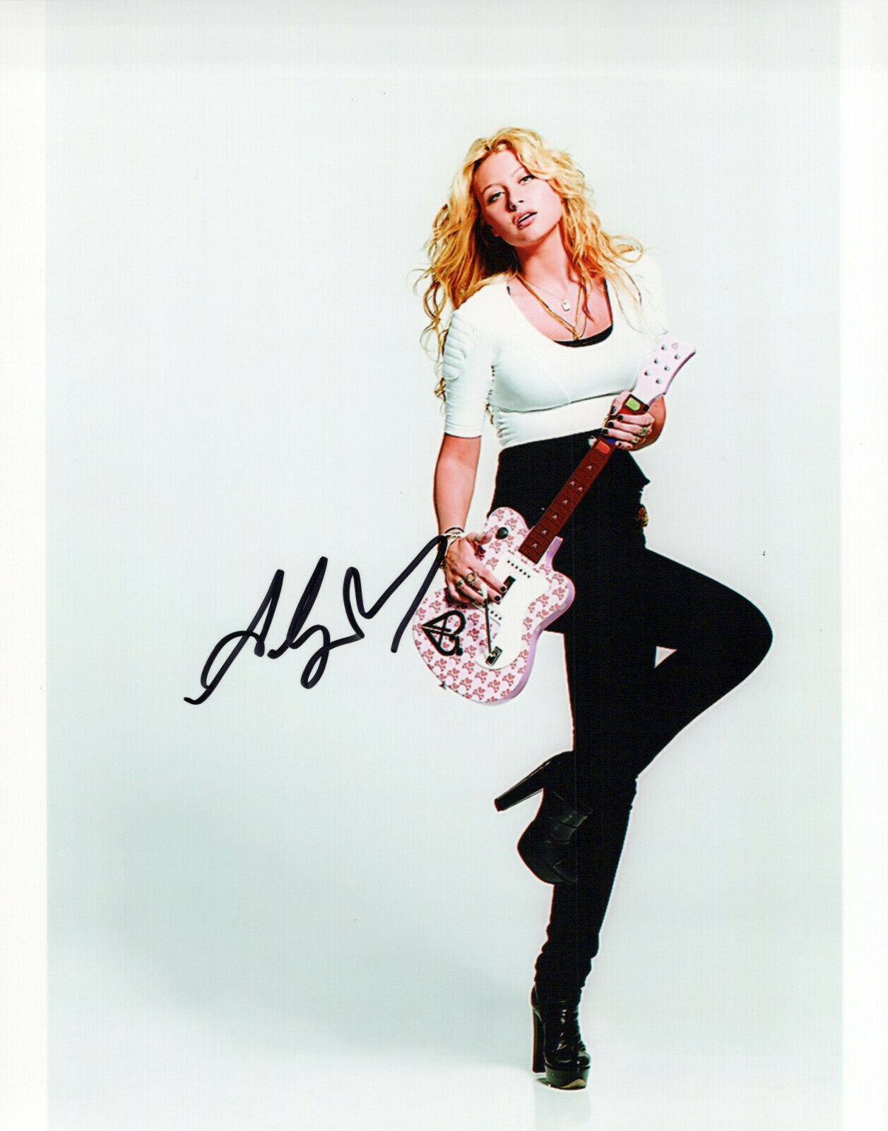 Alyson Michalka glamour shot autographed Photo Poster painting signed 8x10 #6