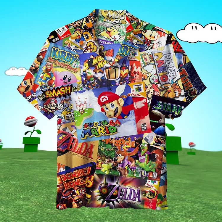 The Nintendo 64 is now 28 Years Old | Unisex Hawaiian Shirt