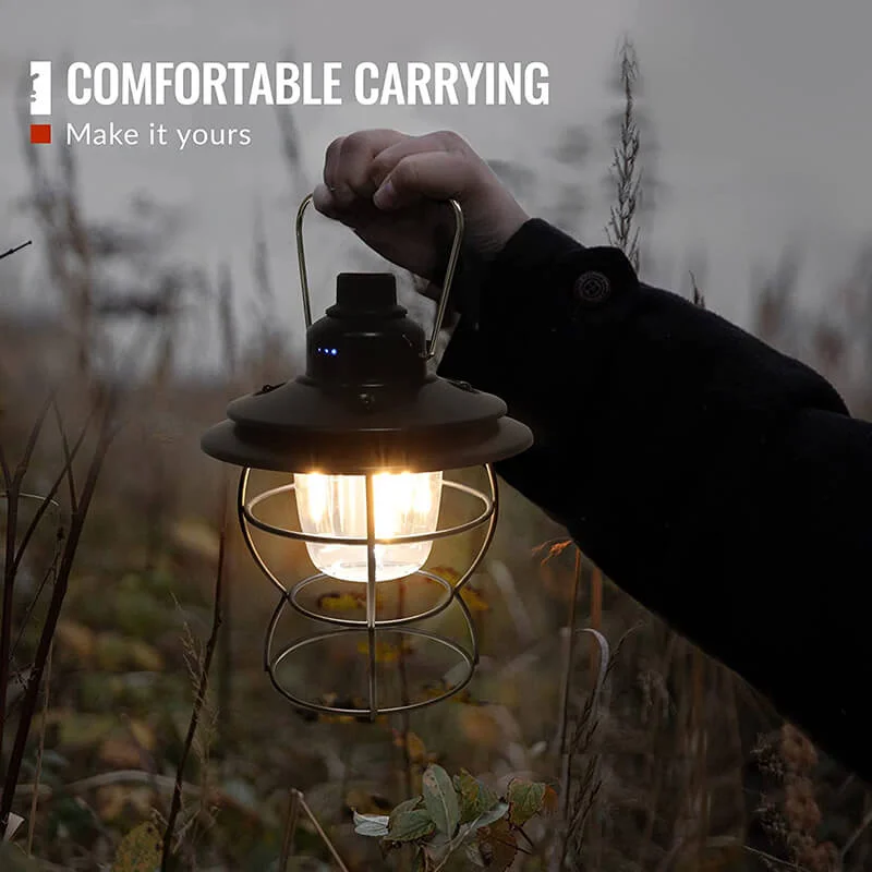 High Brightness rechargeable led vintage lantern