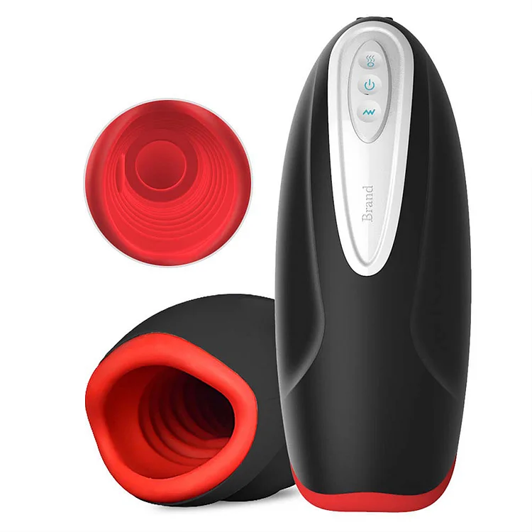 Deep Throat Aircraft Cup 10 Frequency Vibration Warming Aircraft Cup Male Sex Masturator