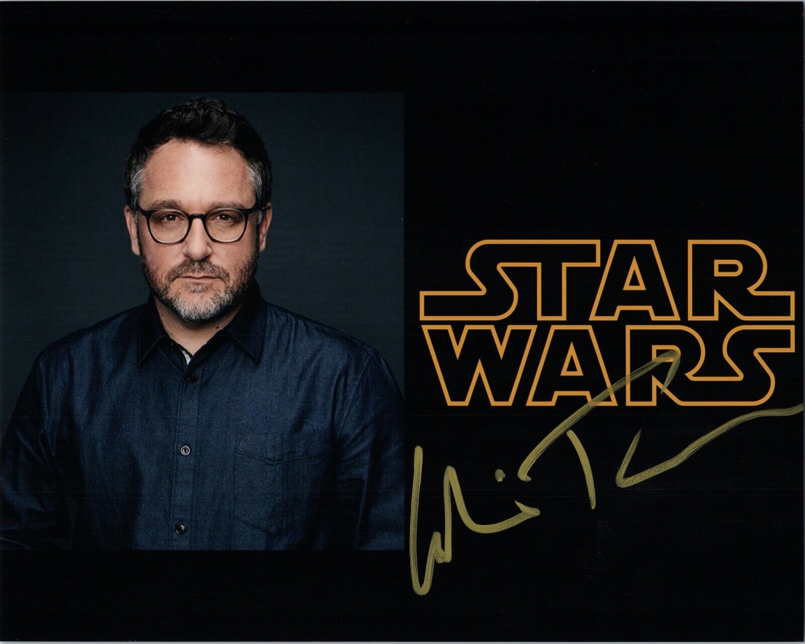 ~~ COLIN TREVORROW Authentic Hand-Signed STAR WARS Episode IX