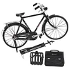 Metal simulation 1:10 traditional old-fashioned retro bicycle