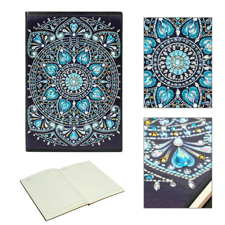 DIY Diamond Painting Notebook Blank Resin 60 Pages Datura Pattern for Kids  Adult