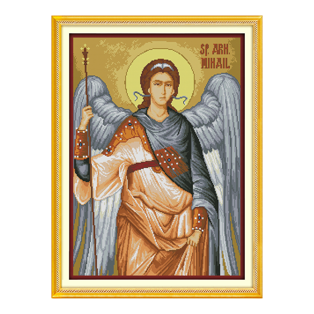 

Religious Figure - 14CT Stamped Cross Stitch - 44*59CM, 501 Original