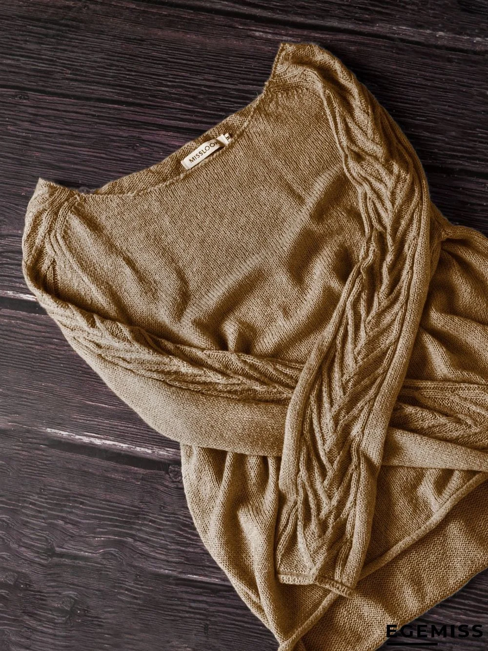 Casual Shift Knitted Sweater | EGEMISS