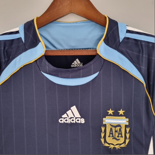 Retro 2006 Argentina away Football T-Shirt Thai Quality