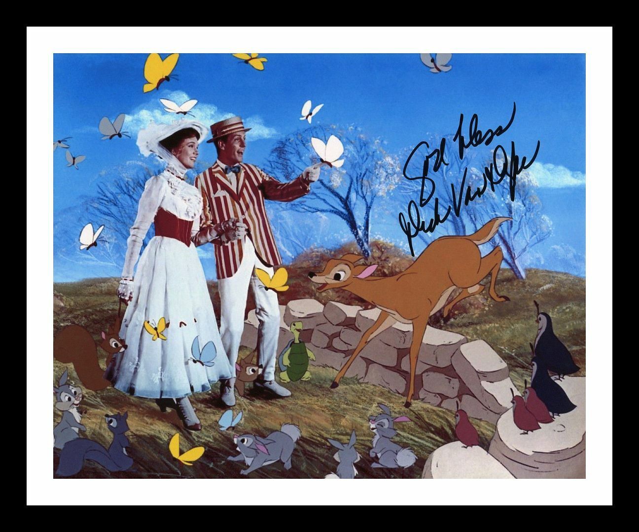 Dick Van Dyke - Mary Poppins Autographed Signed & Framed Photo Poster painting