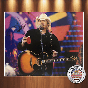 Toby Keith Autographed Signed 8x10 High Quality Premium Photo Poster painting REPRINT