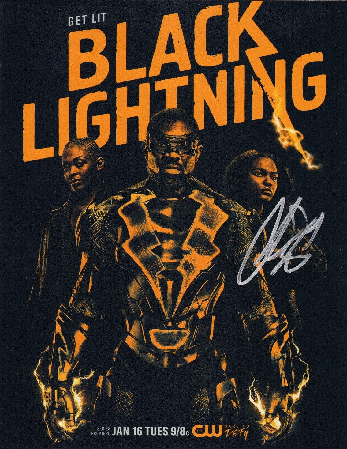 ~~ CHINA ANNE McCLAIN Authentic Hand-Signed  Black Lightning