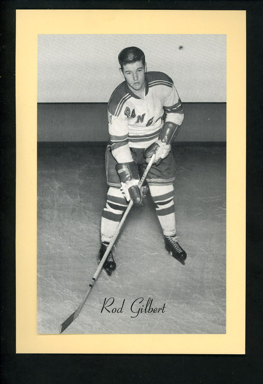 # 314 Rod Gilbert 1944-63 Beehive Group 2 Photo Poster paintings New York Rangers