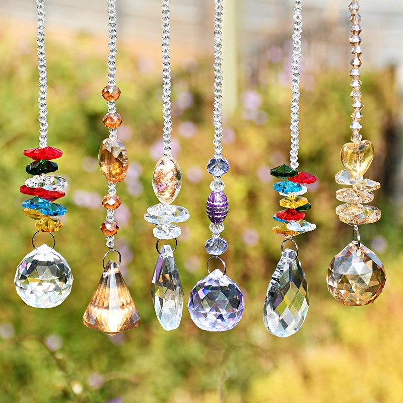 

K9 crystal lighting ball octagonal ball pendant color bead pendant, 501 Original