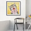 Funny Cat 5D DIY Diamond Painting Special-shaped Partial Drill Decor (YXC378)