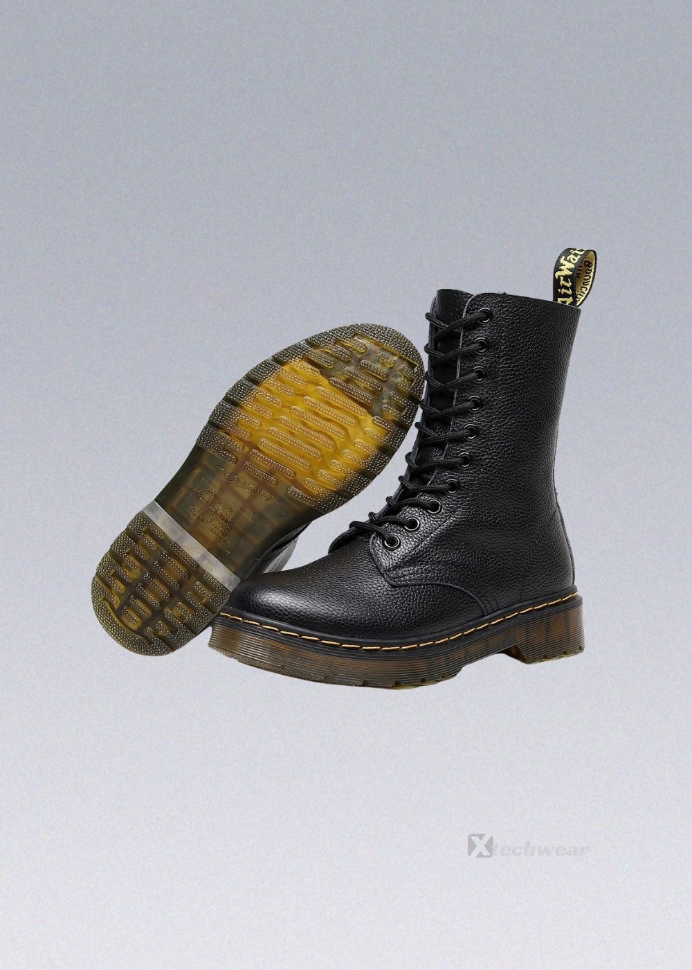 Black High Top Boots Techwear - X techwear-x