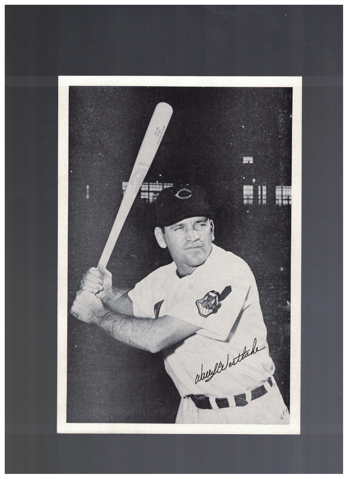 Wally Westlake Cleveland Indians 1950's 6x9 Picture Pack Photo Poster painting AO