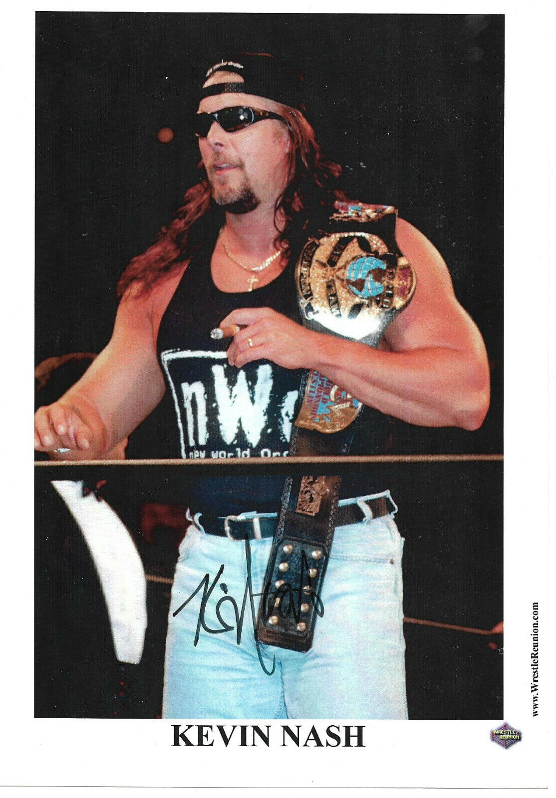 Kevin Nash Authentic Signed 7x9 Wrestling Photo Poster painting Autographed, WWE, TNA, NWO