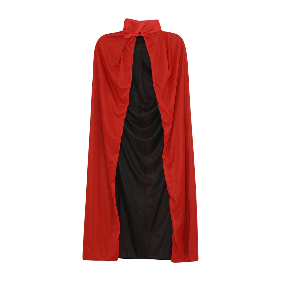 Halloween Cloak Costume Double-sided Cape Vampire Cosplay Fancy Dress Decoration 2021 Horror Atmosphere Robe Unique Party Outfit