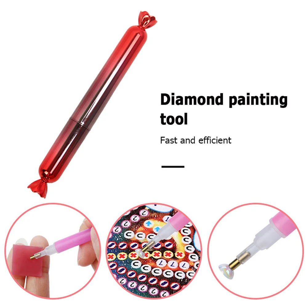 5D Point Drill Pen Candy Shape Diamond Painting DIY Crafts Nail Art Tools