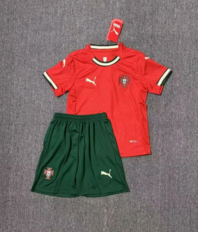 2025 Portugal Home - Kids Jersey
