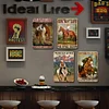 4pcs - Cowboy - Vintage Metal Signs(8*12Inch)