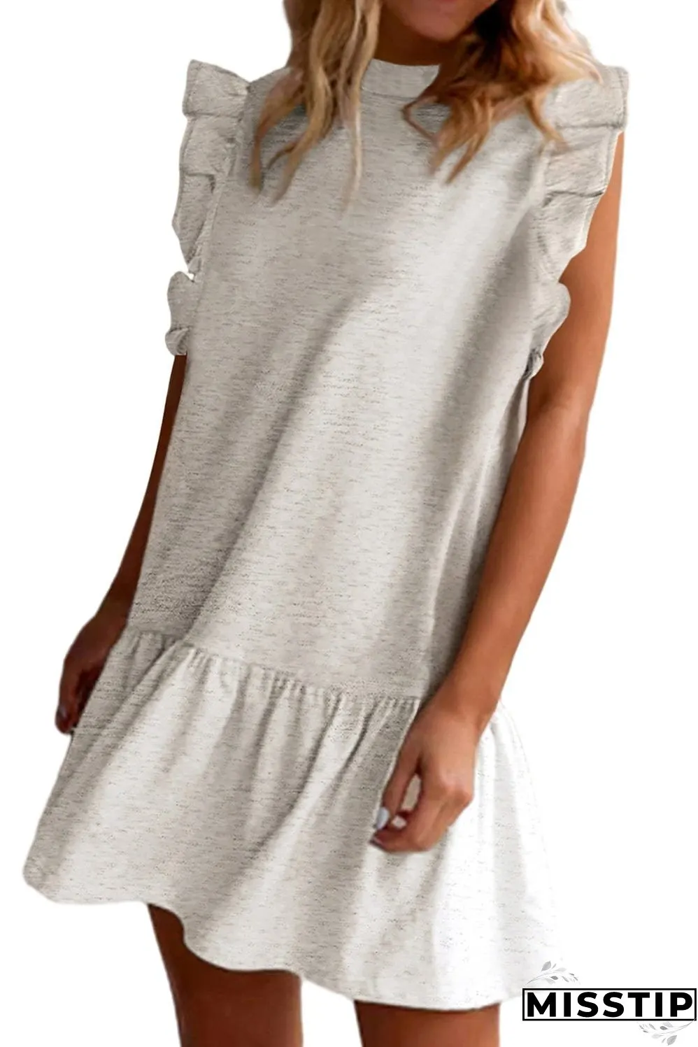 Simple and Chic Ruffle Dress