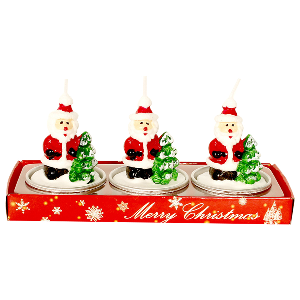 

3pcs Christmas Candle Light (Santa Hug Tree), 501 Original