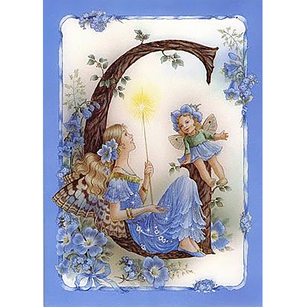

30*40CM - Special Shaped Diamond Painting - Butterfly Fairy G, 501 Original