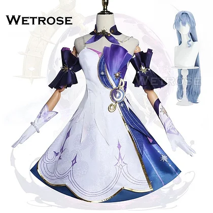 [Wetrose] In Stock Robin N Cosplay Costume Honkai Star Rail Penacony Singer Зарянка Dress Full Set Wig Wings Cos Halloween Xmas