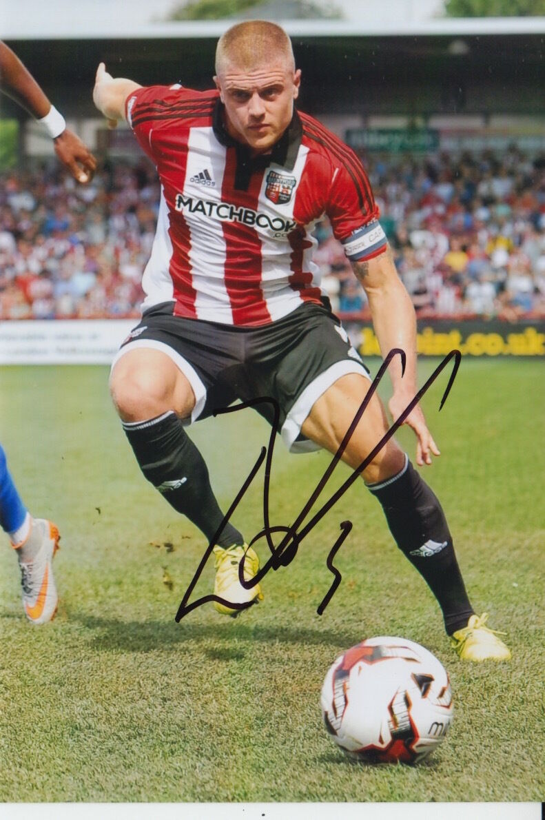 BRENTFORD HAND SIGNED JAKE BIDWELL 6X4 Photo Poster painting 3.