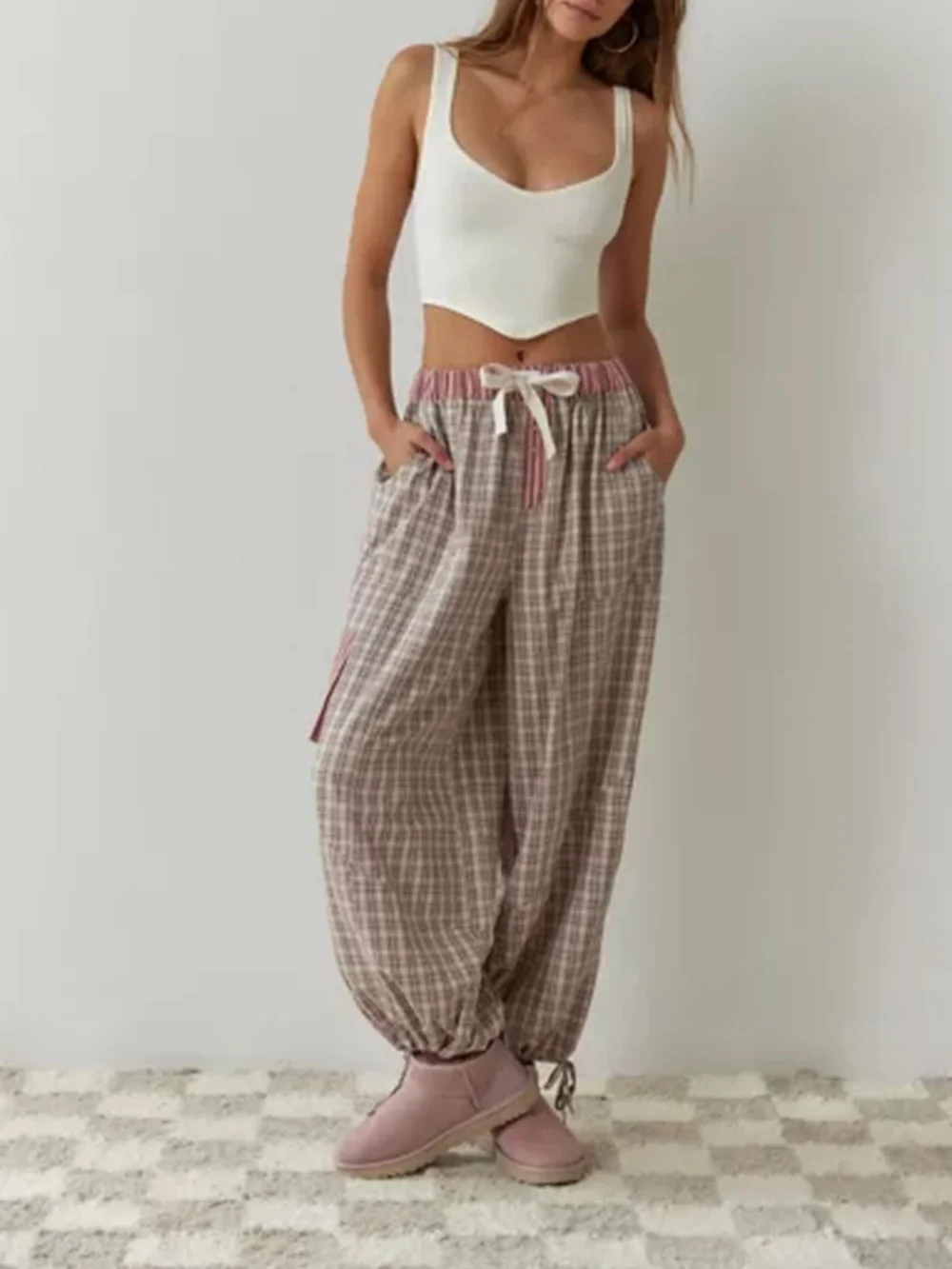Black Friday Sales-60% OFF-Pink loose pajama set