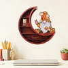 Lunar Design DIY Diamond Painting Wall Shelf 5D Diamond Embroidery Painting Kit