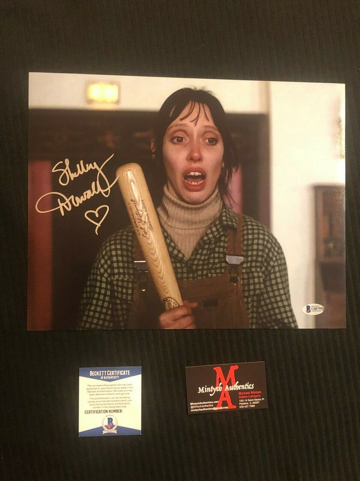 SHELLEY DUVALL AUTOGRAPHED SIGNED 11x14 Photo Poster painting THE SHINING! BECKETT! STEPHEN KING