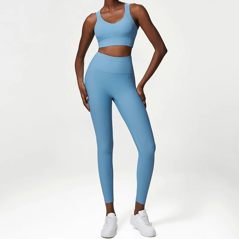 Sports Bra + Quick-Drying Legging Two-Piece Set