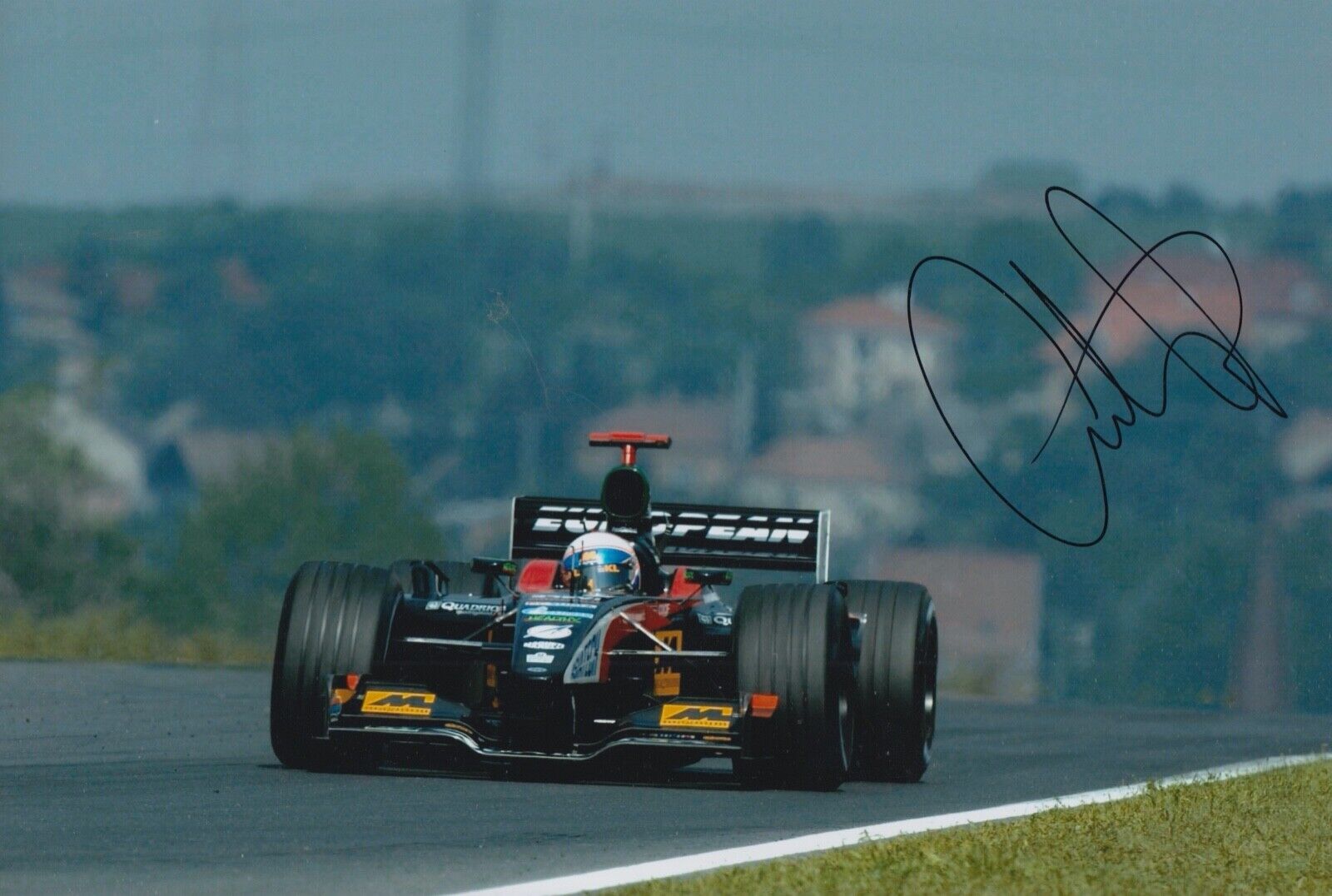 Anthony Davidson Hand Signed 12x8 Photo Poster painting F1 Autograph KL Minardi Asiatech