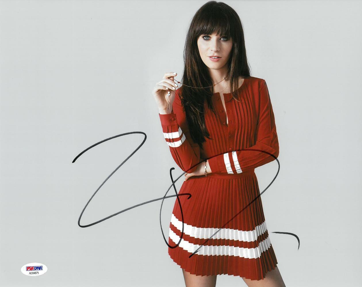 Zooey Deschanel Signed Authentic Autographed 11x14 Photo Poster painting PSA/DNA #AE84875