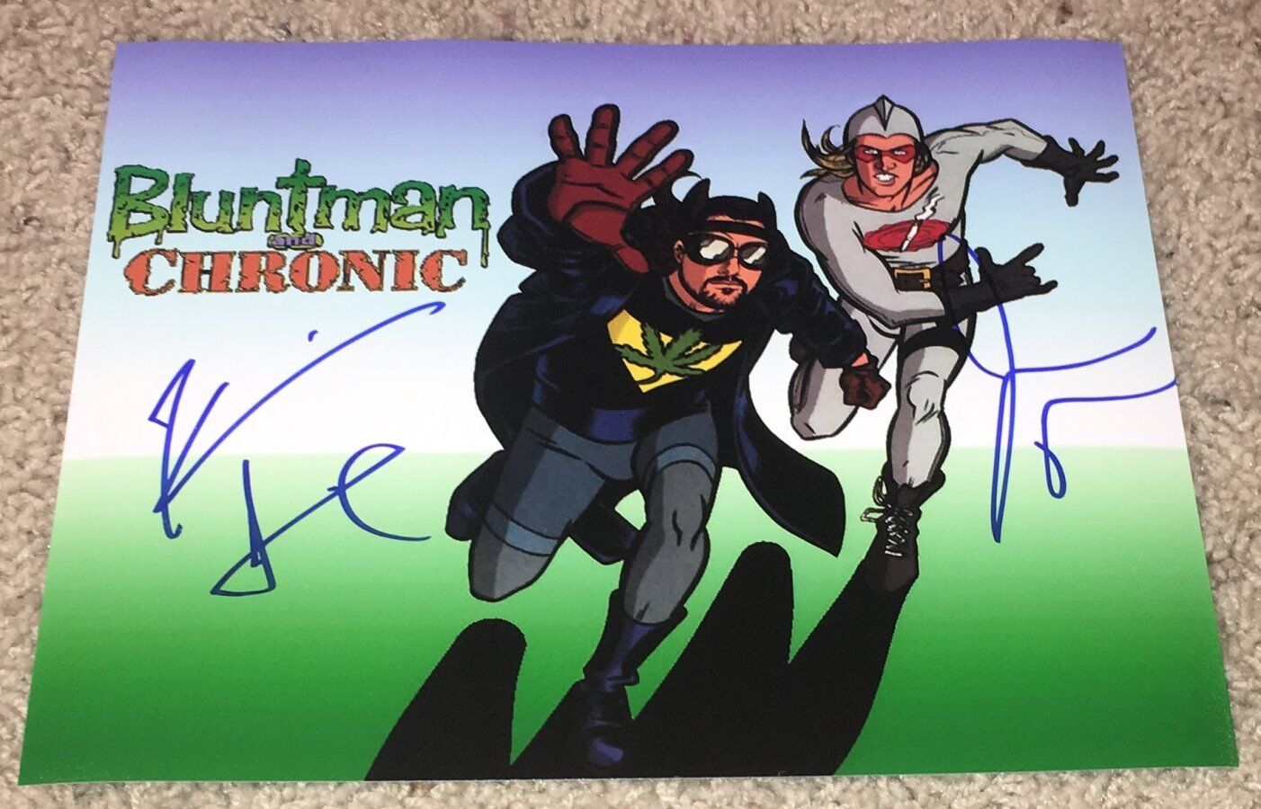 KEVIN SMITH & JASON MEWES SIGNED CLERKS BLUNTMAN AND CHRONIC 8x10 Photo Poster painting w/PROOF